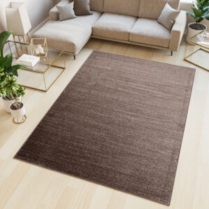 Tapis Sari Marron Foncé Mélangé