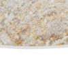 Tapis Crystal Rond Beige Or Crème Marbre