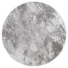 Tapis Crystal Rond Gris Clair Marbre