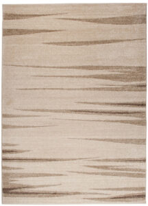 Tapis Sari Beige Rayé