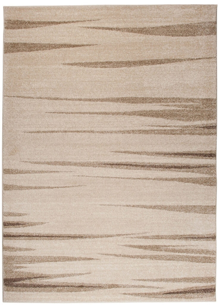 Tapis Sari Beige Rayé