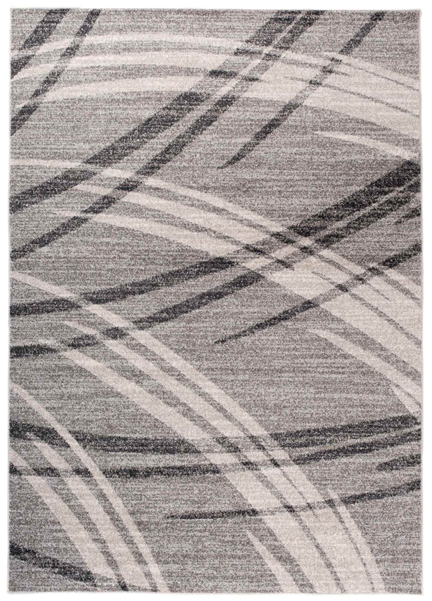 Tapis Sari Gris Lignes