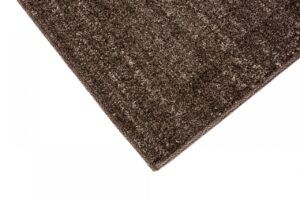 Tapis Sari Marron Foncé Mélangé