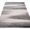 Tapis Sari Gris Abstrait