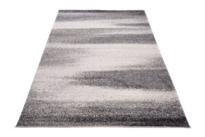 Tapis Sari Gris Abstrait
