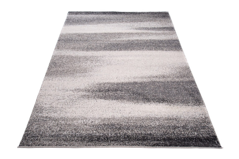 Tapis Sari Gris Abstrait