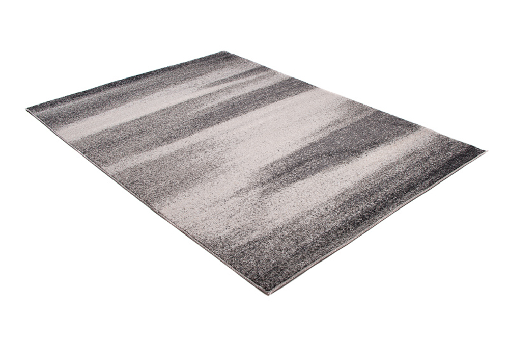 Tapis Sari Gris Abstrait