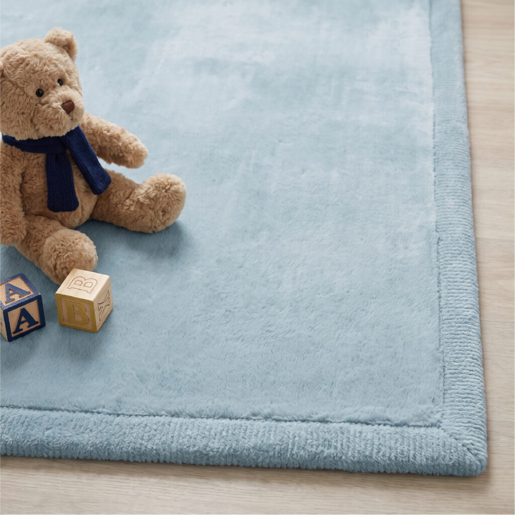 Tapis Enfant Fluffin Bleu