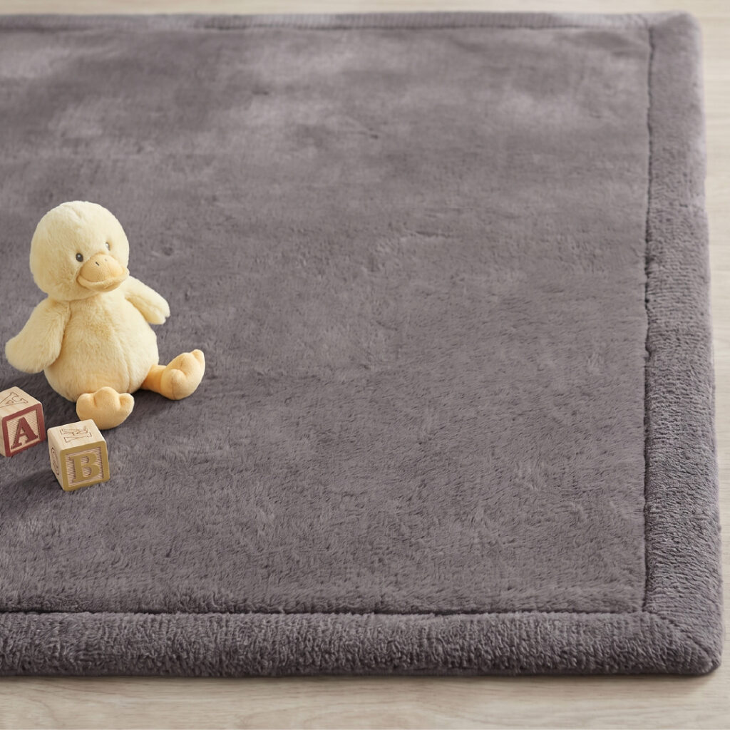 Tapis Enfant Fluffin Gris Foncé