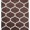 Tapis Sari Marron Treillis