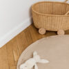 Tapis Enfant Fluffin Rond Beige