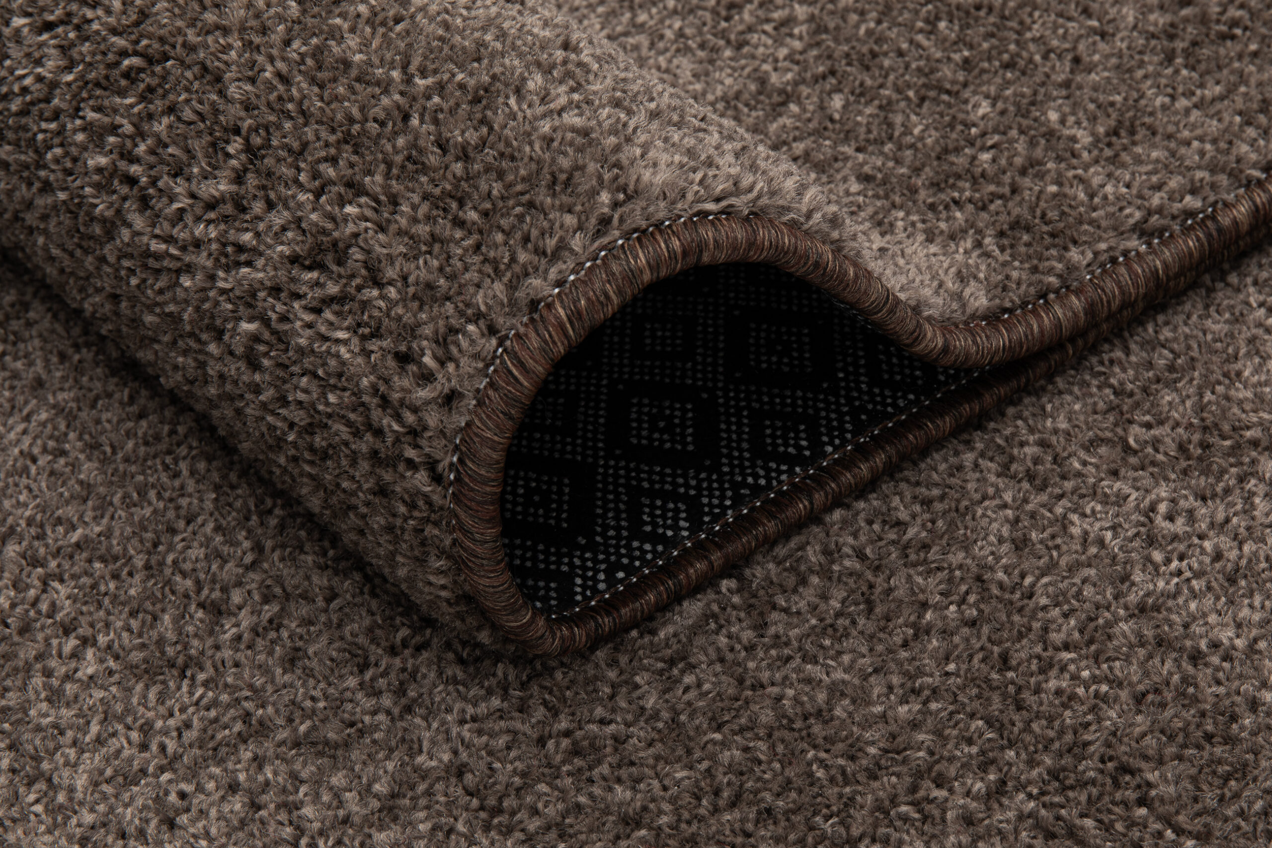 Tapis Noyan Marron Moderne Antidérapant