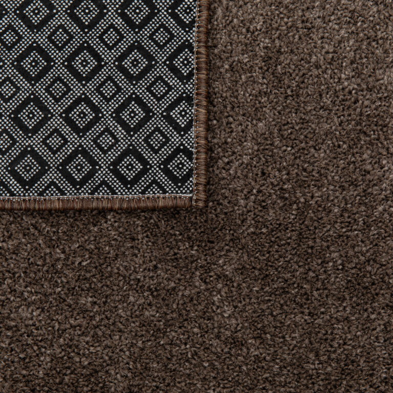 Tapis Noyan Marron Moderne Antidérapant