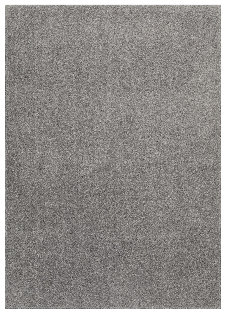 Tapis Noyan Gris Argent Moderne Antidérapant