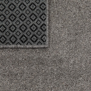 Tapis Noyan Gris Argent Moderne Antidérapant