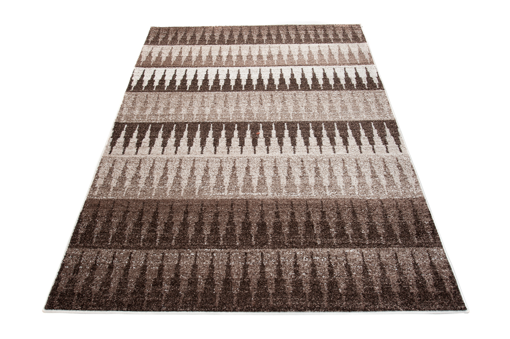 Tapis Sari Beige Géométrique