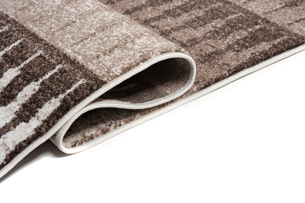 Tapis Sari Beige Géométrique