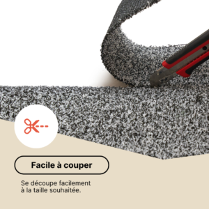 Gazon Synthétique Canyoo Gris 7 mm