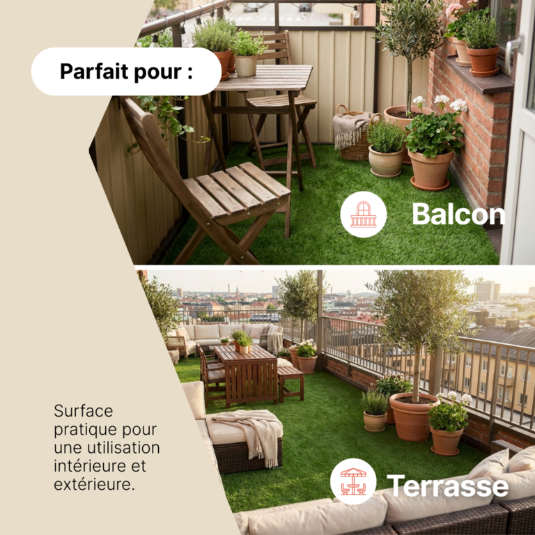 Gazon Synthétique Taifo Vert 40 mm