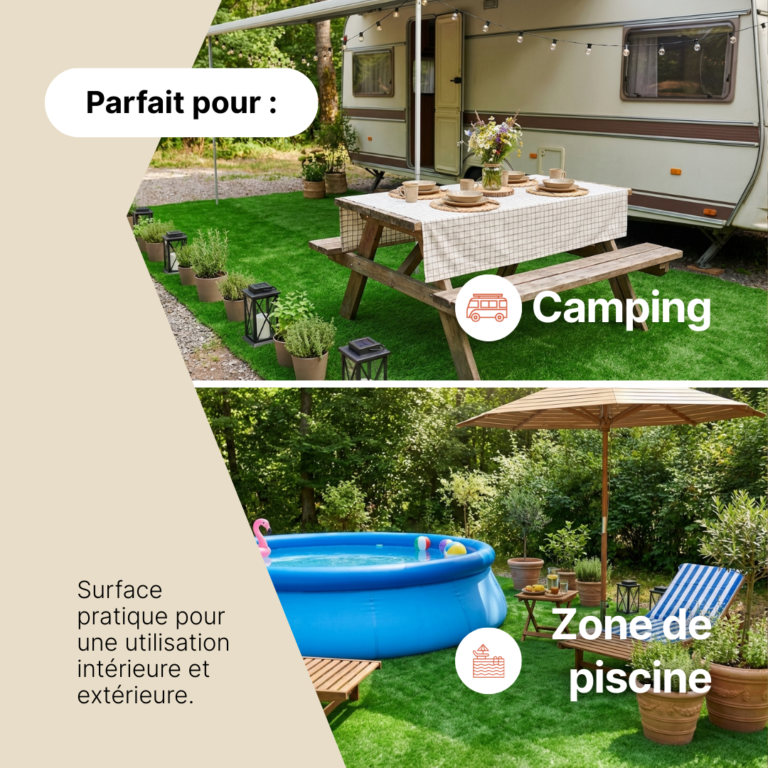 Gazon Synthétique Taifo Vert 40 mm