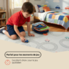 Tapis Enfant Snooki Ville Gris Bleu Marine Antidérapant