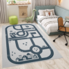 Tapis Enfant Snooki Ville Gris Bleu Marine Antidérapant