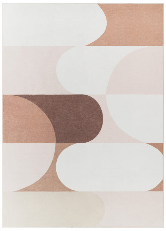 Tapis Wisp Beige Pastel Géométrique