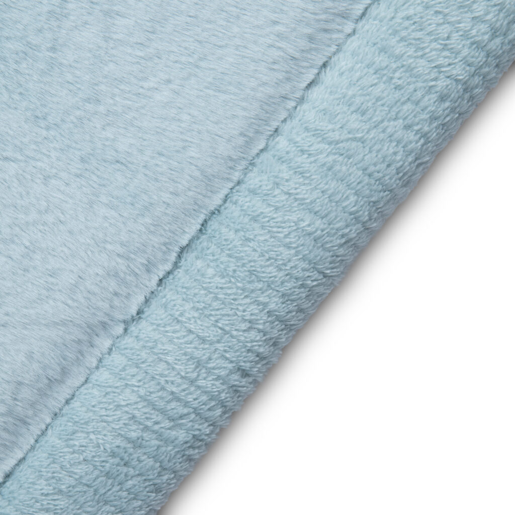 Tapis Enfant Fluffin Carré Bleu