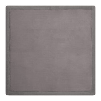 Tapis Enfant Fluffin Carré Gris Foncé