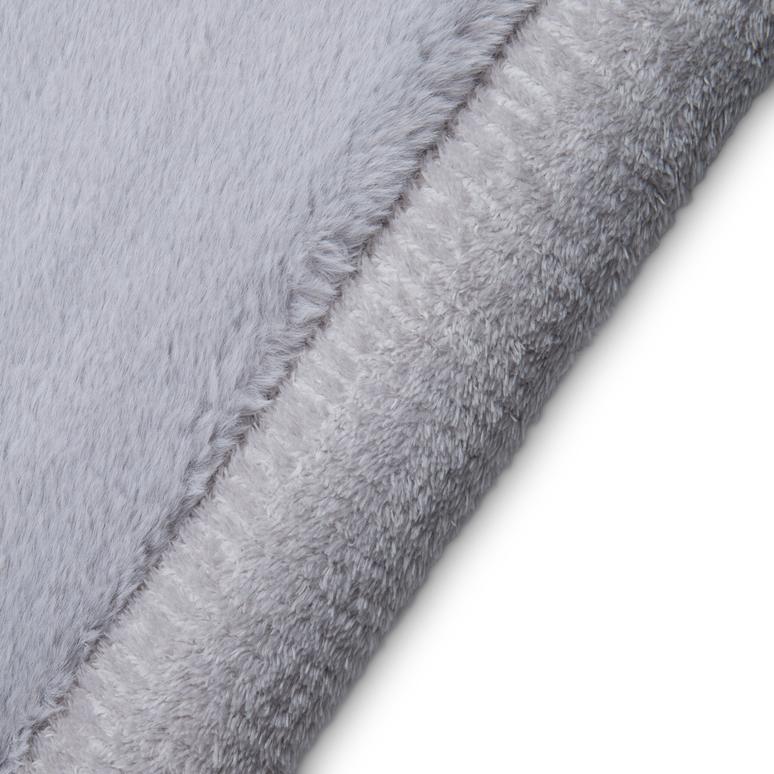 Tapis Enfant Fluffin Carré Gris Clair