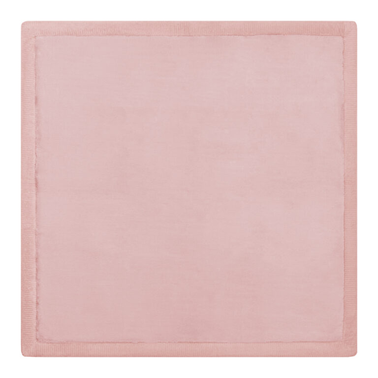 Tapis Enfant Fluffin Carré Rose