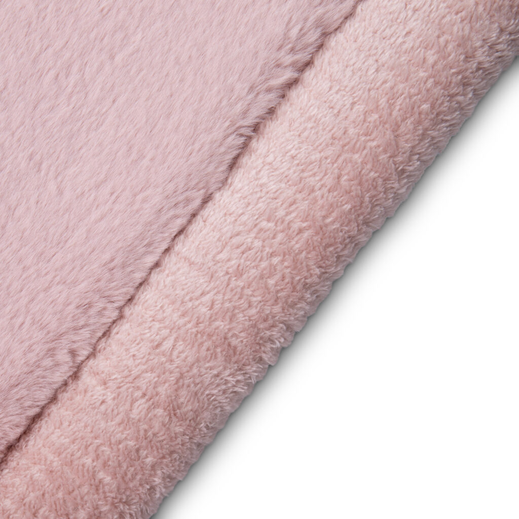 Tapis Enfant Fluffin Carré Rose