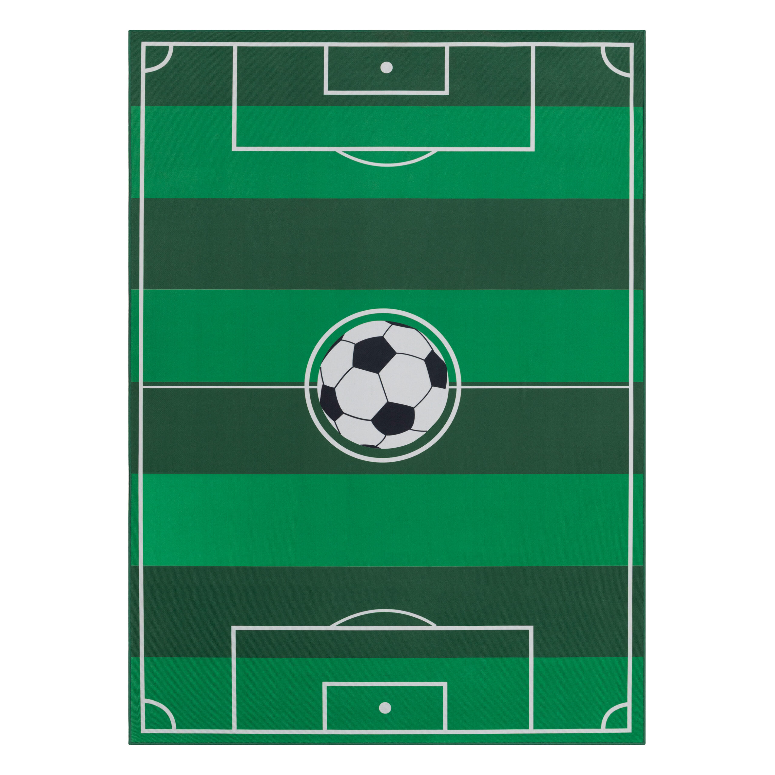 Tapis Enfant Snooki Terrain de Football Vert Antidérapant
