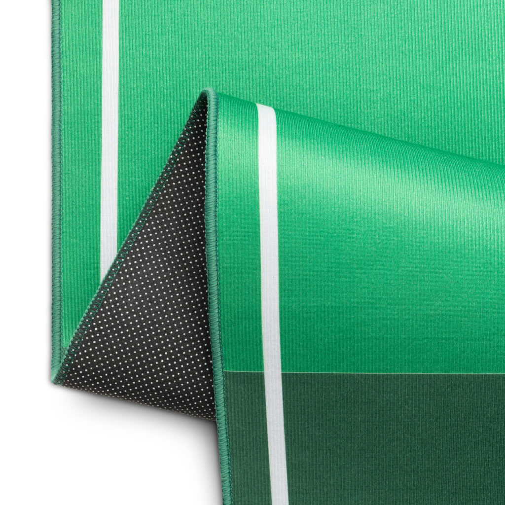 Tapis Enfant Snooki Terrain de Football Vert Antidérapant