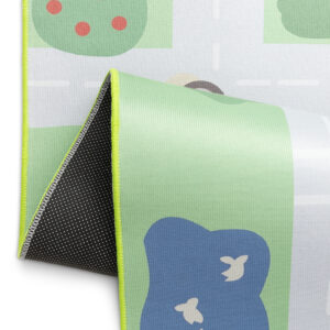 Tapis Enfant Snooki Ville Vert Antidérapant