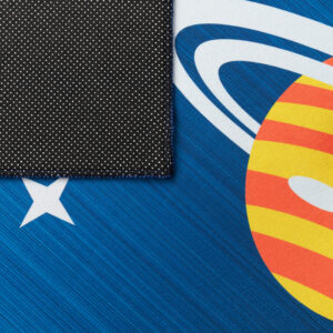 Tapis Enfant Snooki Fusées Bleu Marine Antidérapant