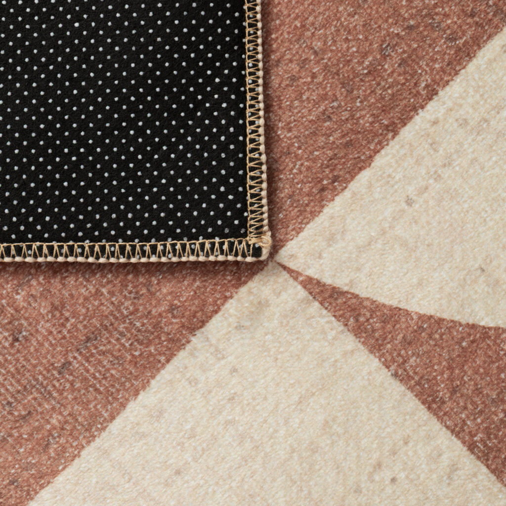 Tapis Wisp Marron Géométrique
