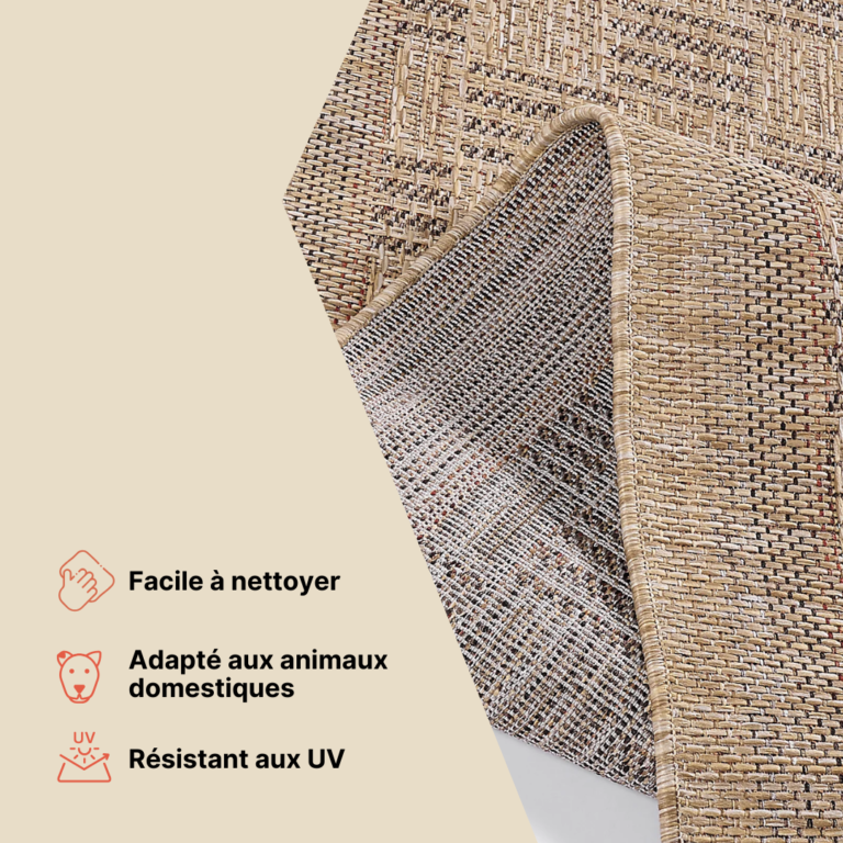 Tapis d'extérieur Yucana Marron Foncé