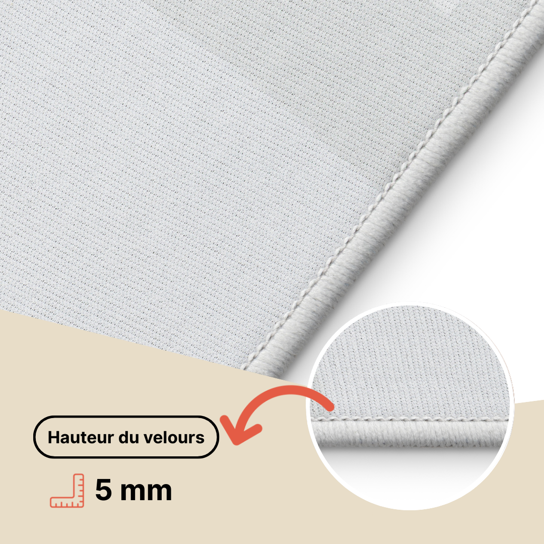 Tapis Enfant Snooki Terrain de Football Vert Antidérapant