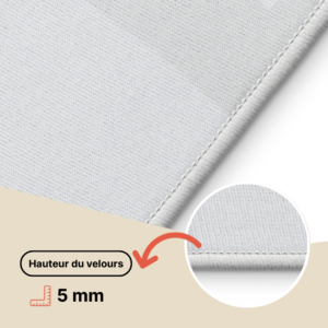 Tapis Enfant Snooki Fusées Bleu Marine Antidérapant