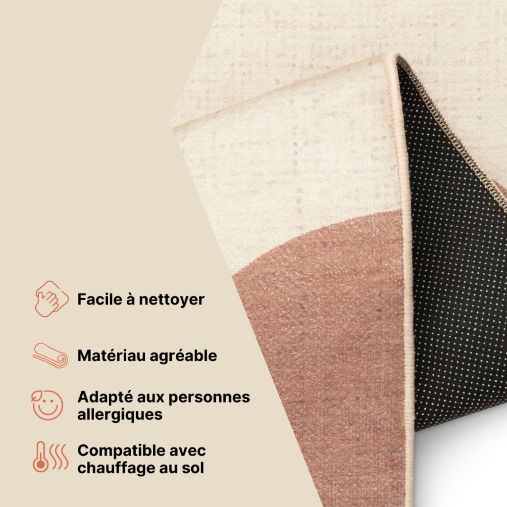 Tapis Wisp Clair Beige Géométrique