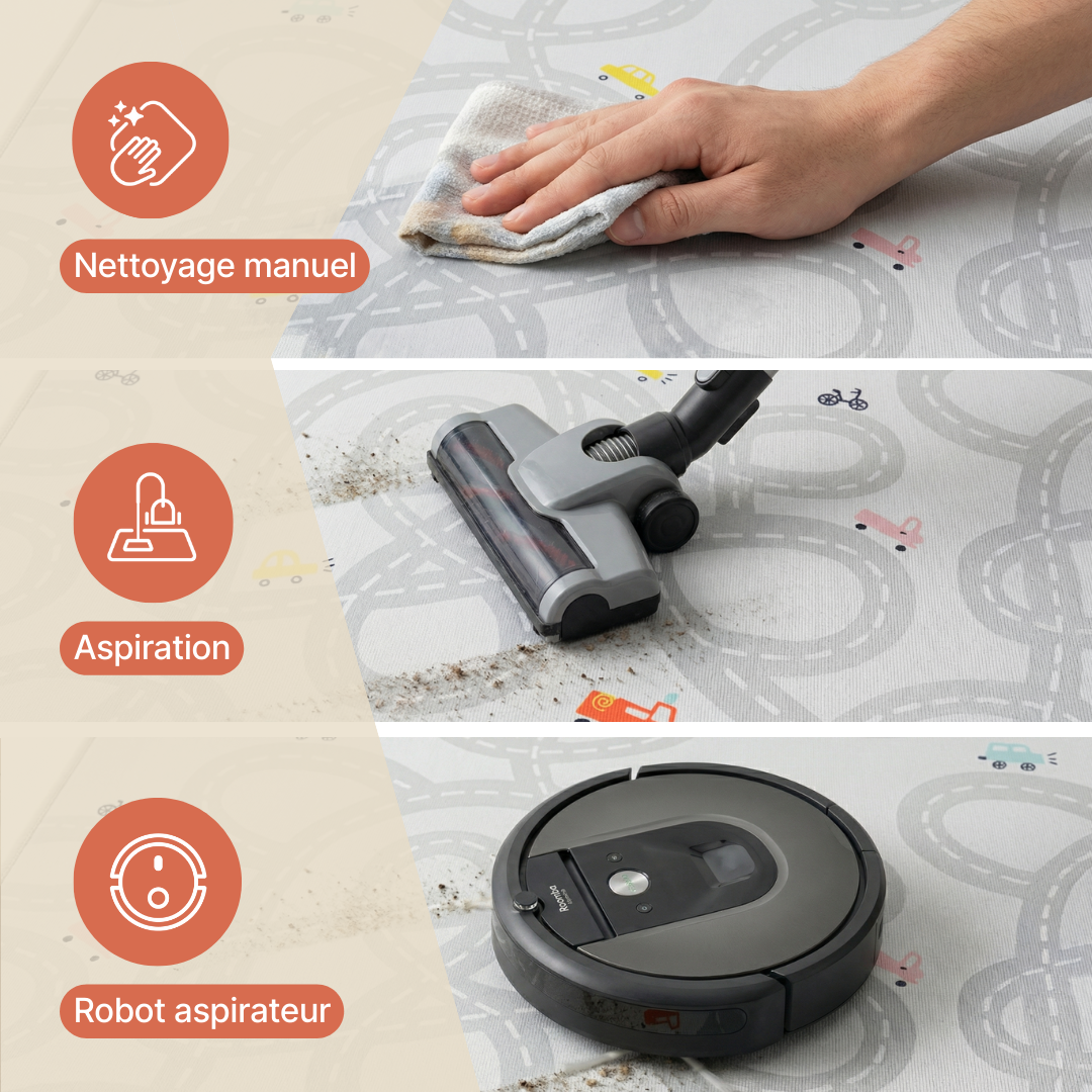 Tapis Enfant Snooki Ville Vert Antidérapant