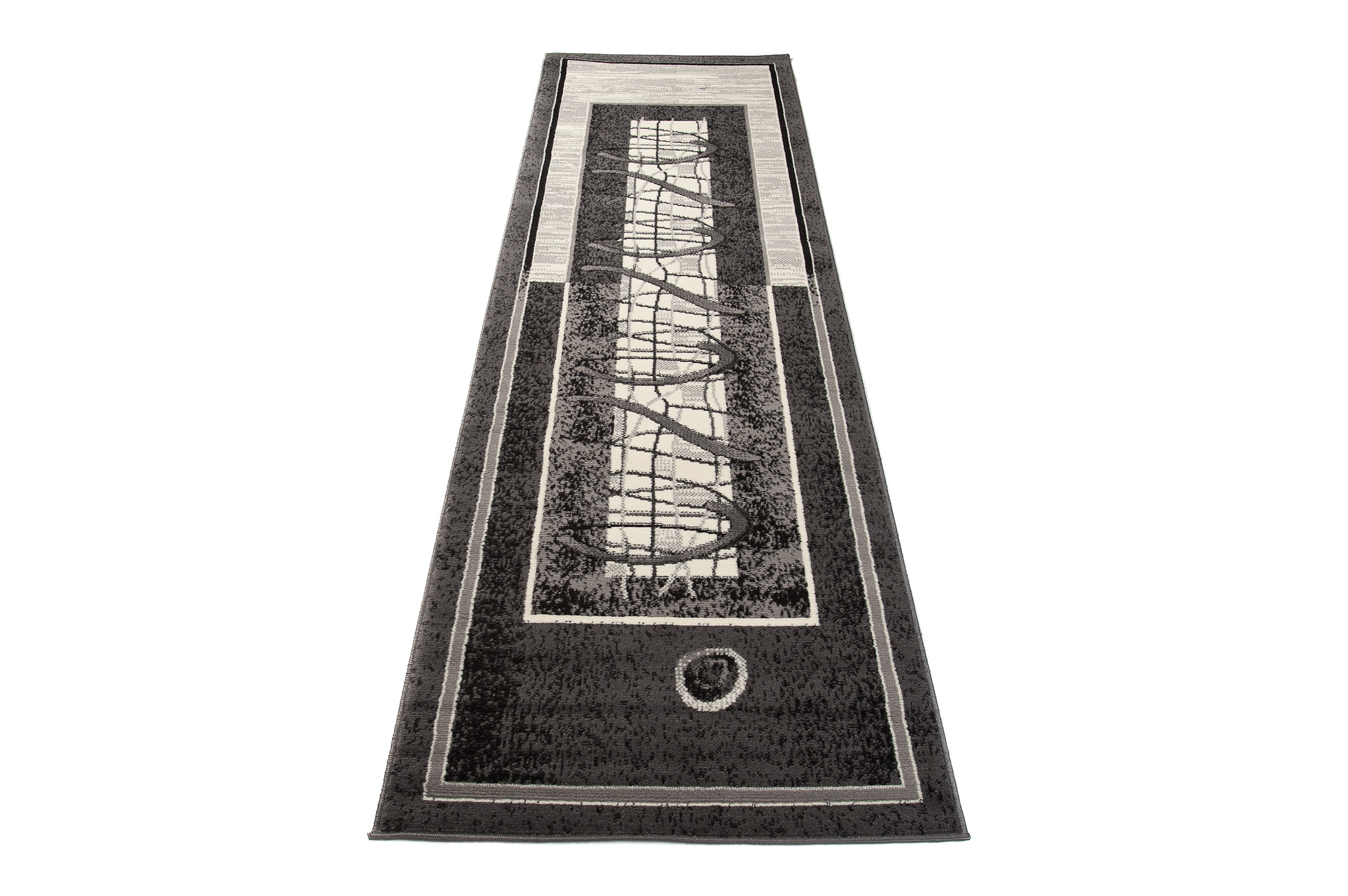 Tapis De Passage Dream Moderne Gris Géométrique
