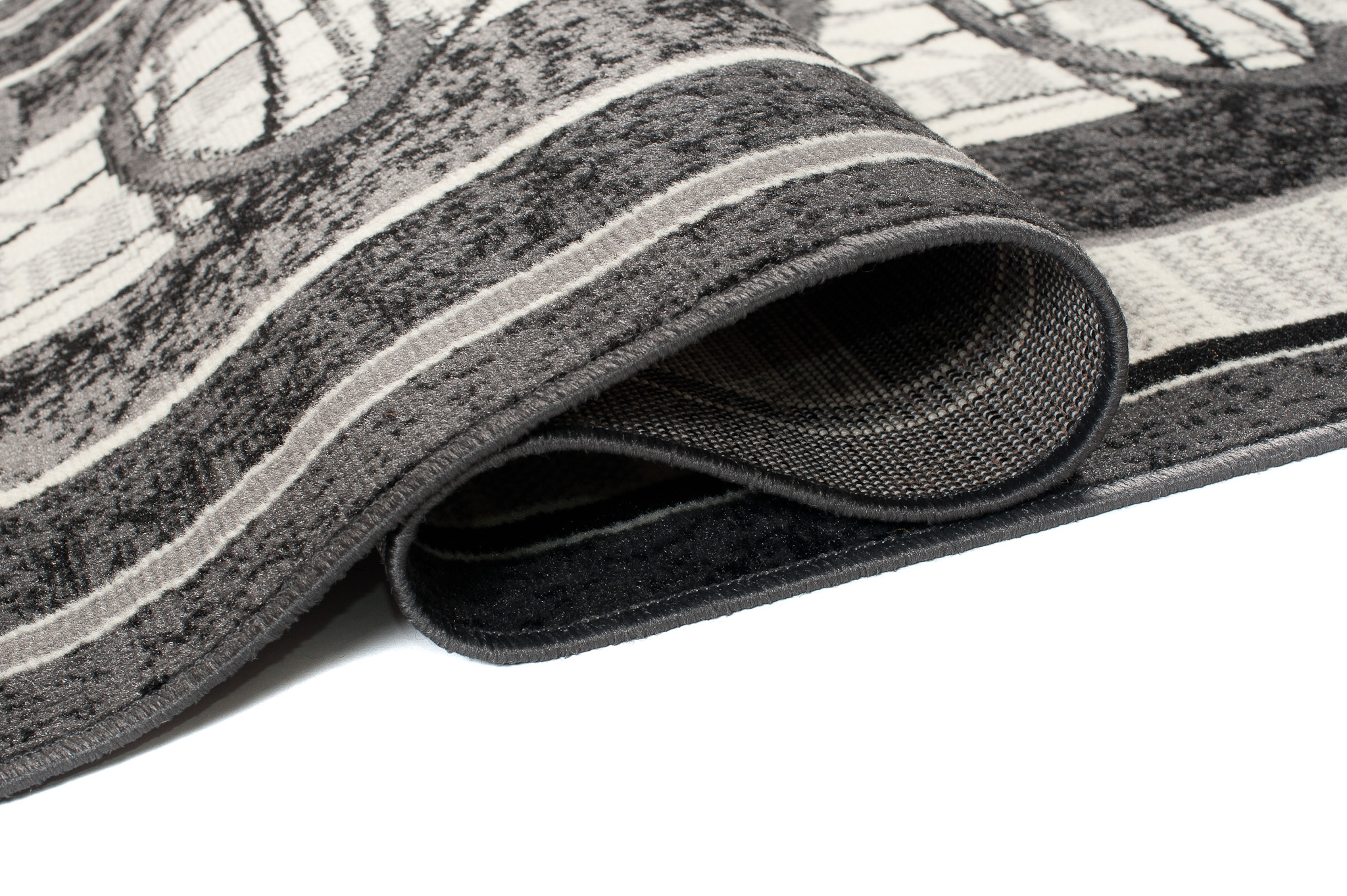 Tapis De Passage Dream Moderne Gris Géométrique