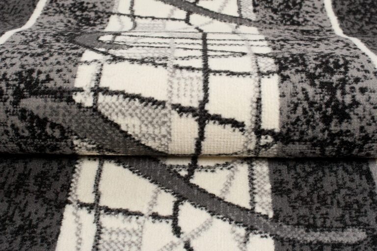 Tapis De Passage Dream Moderne Gris Géométrique