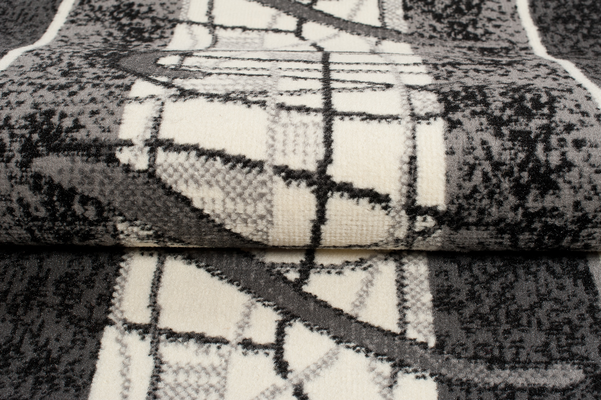 Tapis De Passage Dream Moderne Gris Géométrique