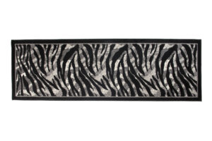 Tapis De Passage Dream Moderne Gris Noir Imprimé Animal