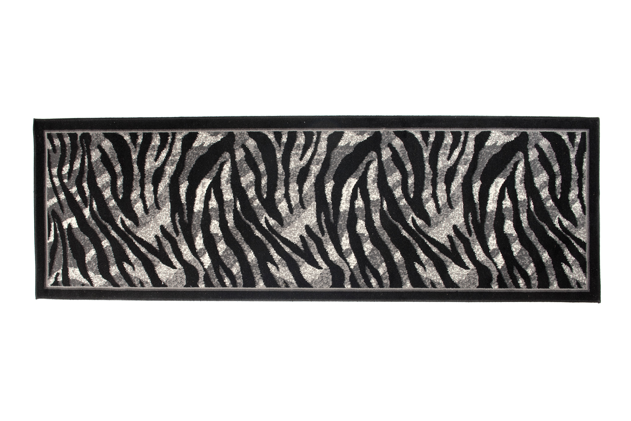 Tapis De Passage Dream Moderne Gris Noir Imprimé Animal