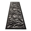 Tapis De Passage Dream Moderne Gris Noir Imprimé Animal