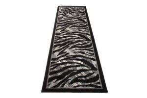 Tapis De Passage Dream Moderne Gris Noir Imprimé Animal